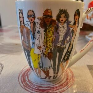 Henri Bendel Fashion Illustration Mug - Multicolor